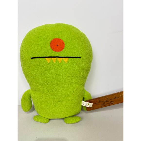 Pretty Ugly Uglydoll Winkolina Lime Green 13” Stuffed Plush 2009 - Picture 1 of 7